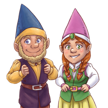 Gnomes from the Adventures of Red Knight